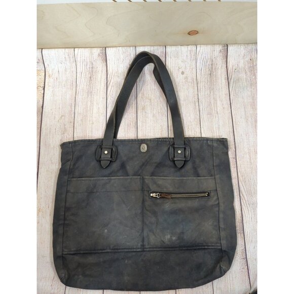 Tanner Goods Men's Canvas Leather Tote Travel Bag Made in USA - Picture 3 of 11